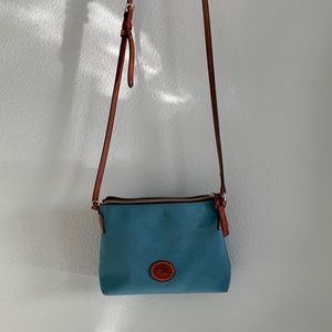 Dooney and Bourke Teal Canvas Purse